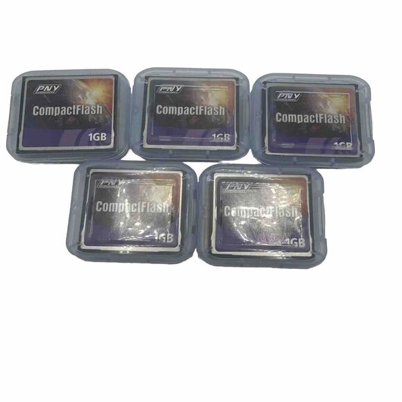 PNY 1GB Compact Flash Card Priced Each Quantity Discount Available - Picture 1 of 11